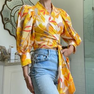 Acler Wrap Top